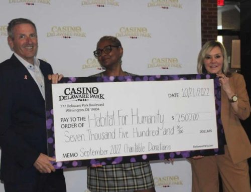 Delaware Park Casino & Racing Donates $7,500 to Habitat for Humanity New Castle County