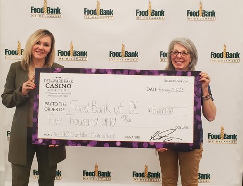 Delaware Park Casino & Racing Donates $5,000 to the Food Bank of Delaware