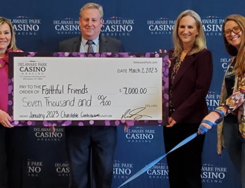 Delaware Park Casino & Racing Donates $7,000 to Faithful Friends Animal Society