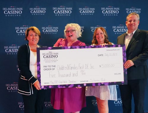 DELAWARE PARK CASINO & RACING DONATES $5,000 TO CHILDREN & FAMILIES FIRST